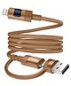 Case Magic 2-in-1 Type-C to Lightning & USB-A to Lightning Cable | LED Display, 27W Fast Charging, 480Mbps Data, Nylon Braided | Compatible with iPhone 14/13/12/11/XS/XR/X/8/SE/Plus, iPad (1M)