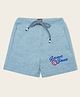 Nino Togs Cotton Game Zone Embroidered Shorts - Grey