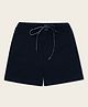 Nino Togs Cotton Solid Shorts - Navy Blue