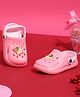 TRUFFLE COLLECTION Perforated Clogs With Pastry Charm - Pink