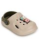TRUFFLE COLLECTION Perforated Clogs With Donuts Charm - Sand Green