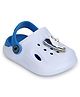 TRUFFLE COLLECTION Perforated Clogs With Shoe Charm - Blue