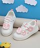 TRUFFLE COLLECTION Panda Applique Detailed Lace Ups Sneakers - Pink