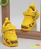 TRUFFLE COLLECTION Duck Patch Embroidered  Mesh Detailed Velcro Closure Sneakers - Yellow