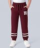 Honeyhap Premium  100% Cotton Knit Full Length Lounge Pants  With Bio Finish & Text Print - Rocky Road