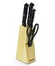AGARO Galaxy Stainless Steel Knife & Scissor Set with Wooden Block  Steel