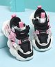 KIDLINGSS Colour  Blocked Lace Up Shoes - Black & Pink