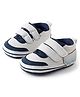 KIDLINGSS Whale Patch Detailed Double Velcro Booties - Navy Blue