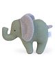 Abracadabra Eli the Elephant Knitted Toy - Sage Green Height 25 cm