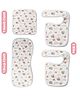 Haus & Kinder 100% Cotton and Baby Safe Bibs, Wash Cloth and Burp Cloth