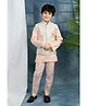 BT DEZINES Cotton Blend Woven Full Sleeves Solid Kurta Pyjama With Embroidered Sequin Embellished & Embroidered Jacket - Pink