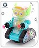 Aditi Toys Gear Robot Car for Kids, Transparent Electric Robot with Realistic Sound and Light, Bump & Go Gear Robot, Non-Toxic, BIS Approved (Blue)