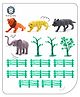 Aditi Toys Realistic Wild Animal Playset - 15-Piece Educational Toy Set with Lion, Elephant, Cheetah, Wolf, Fences & Trees - Age 3+