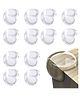Nexbie Corner Protectors, 12 Pack Clear Table Edge Guards, Transparent PVC Safety Round Cushions