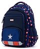 Novex Marvel 27 L Backpack |Captain America School Bag For Boys|Stylish, Durable & Spacious School Backpack  (Blue) - 17 inch, 6 to 9 Years