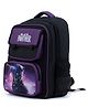 Novex Height 15.5 Inch Snug-On 22 L Backpack | Unicorn School Bag for Kids | Durable, Lightweight & Spacious | (Black, Purple) , 3 to 6 Years