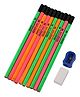 skoodle Hope Neon Wooden Pencils - Pack of 10