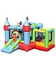 Happy Hop Castle Bouncer With Farmyard Ball Pit