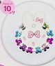 Twisty Locks Set Of 10 Mouse Designed Mini Claw Clips - Multi Colour