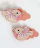 Twisty Locks Bird Designed & Sequins Embellished Hair Clips - Multi ColourPink