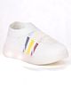 Lil Lollipop Mesh Detailed Placement Striped LED Shoes - White