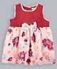 Shoppertree Chiffon Woven Sleeveless Floral Printed Dress - Multi Colour