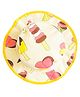 Akinos Kids Cotton Ice Creams Designed Hat - Yellow