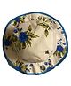 Akinos Kids Cotton Floral Printed Cap - Blue - Diameter - 15 cm