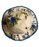 Akinos Kids Cotton Floral Designed Hat - Green - Diameter - 15 cm