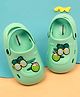 Cute Walk by Babyhug Slip On Clogs With Pineapple Applique - Mint Green