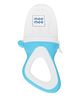 Mee Mee Fruit And Food Nibbler With Silicone Sack - Blue & White