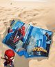 Yellow Bee Marvel Featuring Spiderman Printed Swim Shorts - Blue
