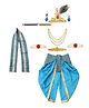 Itsmycostume Janmashtami Theme Krishna Costume Set - Turquoise
