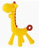 ZoZoBaa Giraffe Soft Silicone Teether for Baby Gums, Teething Toys for Babies, BPA Free, Pain-Relief, Non-Toxic, 100% Food Grade, Soothing & Smooth Edges Easy to Grasp Chewable - Yellow (Pack of 1)