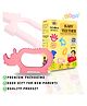 ZoZoBaa Cute Rhino Shape Soft Silicone Teether for Baby Gums, Teething Toys for Babies, BPA Free, Pain-Relief, Non-Toxic, 100% Food Grade, Soothing & Smooth Edges Easy to Grasp Chewable- (Pack of 1)