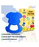 ZoZoBaa Cute Dog Shape Soft Silicone Teether for Baby Gums, Teething Toys for Babies, BPA Free, Pain-Relief, Non-Toxic, 100% Food Grade, Soothing & Smooth Edges Easy to Grasp Chewable- (Pack of 1)
