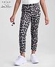Arias Knit Full Length Cheetah Printed Leggings - Multicolor