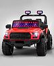 Little pup Battery Operated Ride On  Jeep with Music and Lights  Red