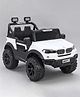 Little pup Battery Operated Ride On  Jeep with Music and Lights  White