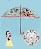 Yellow Bee Disney Snow White Designed Transparent Umbrella - Multi Colour