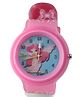 Zoop By Titan Disney Fairy Design Round Analog Kids Watch - Pink and Blue