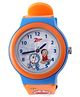 Zoop By Titan Doraemon Designed Round Analog Kids Watches - Sky Blue & Orange