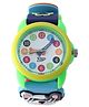 Zoop By Titan Round Analog Kids Watch - Yellow Green and Blue