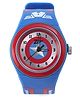 Zoop By Titan Avengers Design Round Analog Kids Watch - Blue and Red