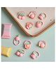 Kicks & Crawl Set Of 10 Floral & Fruits Designed Rubber Bands - Multi Colour