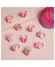 Kicks & Crawl Set Of 10 Bow & Floral Applique Detailed Rubber Bands - Multi Colour