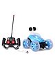 SEEDO 1:18 Scale 4-Wheel Drive Remote Controlled Big Stunt Car with Light & Music 360 Degree Rotation - Blue