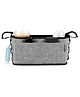 Skip Hop G-G Ultra Stroller Organizer  Black-Grey Stripes  Birth+ to 24M
