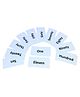 Baijnath Educational Toys EduPlay Number Names Chart 0100  Learn Numbers with Words (Durable Educational Poster/Flashcards)