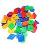 Baijnath Educational Toys Lace & Buttons Set  48 Colorful Buttons for Kids' Craft and Learning